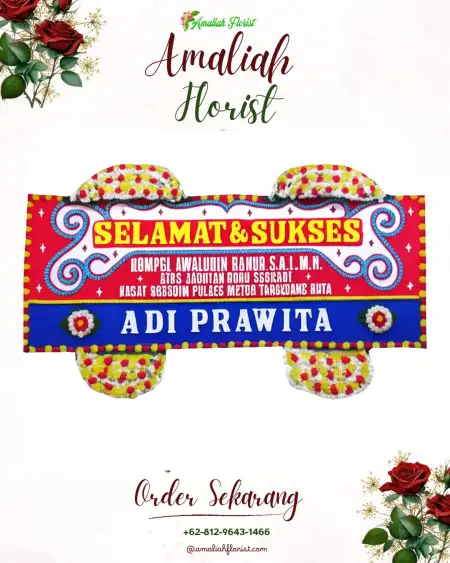 Papan Bunga Ucapan Selamat Dara
