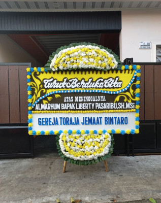 Papan Bunga Duka di Dara