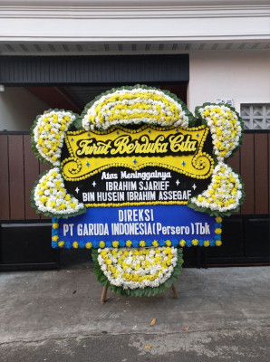 Papan Bunga Duka di Dara